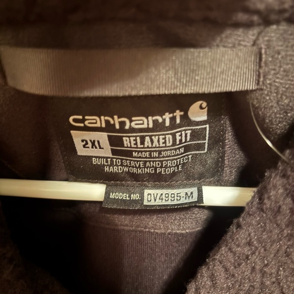Carhartt Men’s Relaxed Fit Fleece Vest 2XL - NWOT - Picture 2 of 5